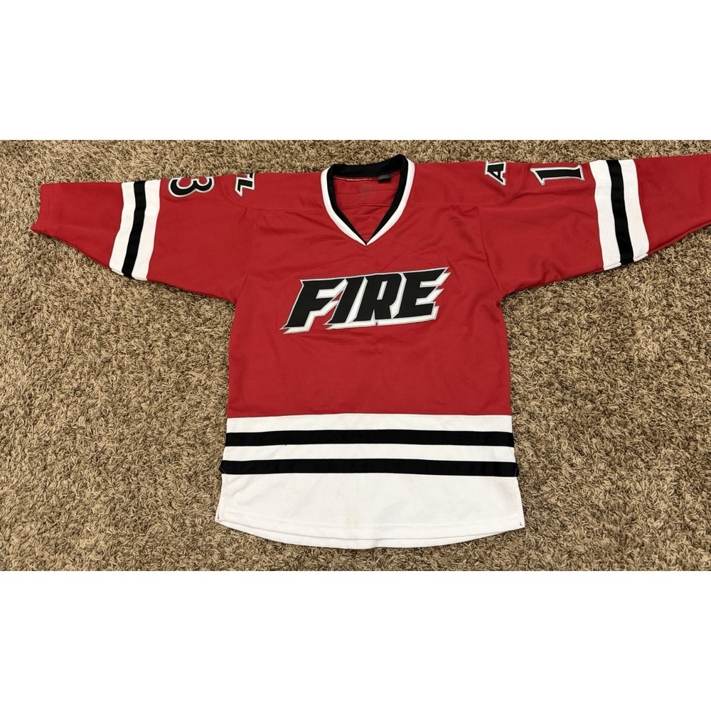 Atlanta Fire Premier Hockey Jersey Made In Canada Whelchel #13 Youth Size Large